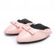 Factory direct made women brand shoes flat shoes pointy shoes kidskin foldable
