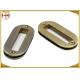 Zinc Alloy Metal Custom Oval Rings For Handbags , Antique Brass Purse Making Hardware