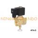 3/4'' LPG Natural Gas Brass Solenoid Valve With Manual Override 24V 220V