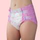 Thick Printed Disposable Adult Diapers in Pink Ultra Super Absorbent for Senior Care