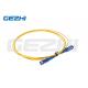 Simplex LSZH Fiber Optic Patch Cord SC / UPC To SC / UPC For LAN / CATV
