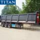 TITAN self unloading dump trailers with hydraulic cylinder for sale