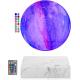 Rotation Resin Magnetic Levitation Lamp Floating Moon Globe With 16 Colors 3D