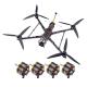10 Inch F405 FPV Racing Drone Kit with Long-Range Remote Control Essential Drone Accessories for Freestyle Flight & 4KG Capacity