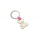 Baby Pattern 2mm Cute Metal Keychain Shopping Trolley Token Keyring