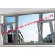Low-E 5mm 12A Double Tempered Clear Glass Awning Window With Operator Handle