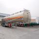 3 Axle Crude Oil Tanker Trailers 45000 Liters Fuel Tanker Semi Trailer Aluminum Alloy