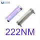 Straight 222 nm Ultraviolet Light UV Germicidal Lamp For airport