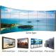3D Digital Image Curved LCD Video Wall High Refresh Rate Low Power Consumption