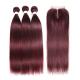 99J Color 100% Real Human Hair Omber Hair Extensions For Ladys CE BV SGS