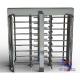 316 / 304 Stainless Steel Access Full Height Turnstile For Prison , Bank , Construction Site