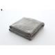 25x36 gray color microfiber microfibre plush coral fleece towel
