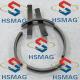 HSMAG Rare Earth SmCo Permanent Magnet Arc Tile Shape Black Silver For Motor