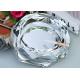 Clear Crystal Home Decorations Crafts Ashtray With Cigar Holders Custom Size