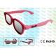 Colorful new style kids Circular polarized 3D glasses CP297GTS01GC