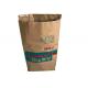 Eco Friendly 3 Layer Heat Sealed Paper Bags Horse Feed Pasted Open Mouth