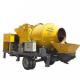 40 M3/H Portable Diesel Trailer Concrete Pump XDEM With Mixer
