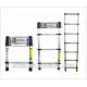 Single sides high quality safety  aluminum telescopic ladder 3.8m