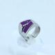 FAshion 316L Stainless Steel Ring With Enamel LRX123