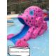 Outdoor Kids Water Park Equipment Fiberglass Octopus Water Slide