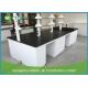 Ceramic Worktop Lab Bench Furniture For Microbiology General Laboratory Alkali Resistant