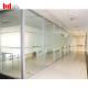 Interior Aluminum Glass Partition Wall 1.5M Width Operable Wall With Door