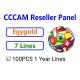 Egygold CCCAM Server Panel Oscam For Astra Hotbird GTMEDIA Freesat Decoder