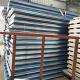 50mm polyurethane foam core material blue corrugated PU sandwich panel for clean room