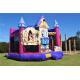 Brightly Color Disney Princess 5 In1 Combo Jumping Castle For Amusement Park