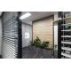 Privacy glass partition wall details with blinds/frosted/smart glass dimming glass with controller