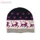 25*22cm Plain Dyed Winter Knit Beanie Hats Scarves And Gloves