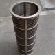 Basket Rotary Drum Hastelloy Johnson Wedge Wire Screens For Koi Pond