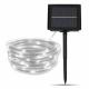 Waterproof Outdoor Solar LED Strip Lights 2V 100mA IP44 Flexible Cold White