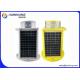 High Brightness Solar Powered Aviation Lights / Tower Obstruction Lighting