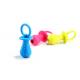 Mini Pacifier TPR Plastic Puppy Toys , Multi Color Bell Inside Tiny Puppy Toys