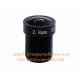 1/2.7 2.8mm F2.0 3Megapixel M12x0.5 mount 130degree IR board lens for security camera