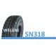 13R22.5 16.5mm High Performance Tires , Powerful Gripping Off Road Truck Tires 