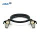 100% Bare Copper Patch Cord Fire Resistant Shielded SFTP Armored Cat6 Cable