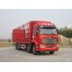 Red 8x2 Truck Diesel Heavy Truck Vehicle 316/429 Horsepower