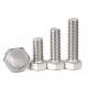 Stainless Steel A2 A4 DIN931 Partial Half Thread Hex Bolt and Nut with Washer Stock