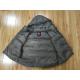Grey Black Mens Puffer Vest Jacket Bubble Packable Polyester Lining