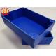 Reusable Blue Plastic Corrugated Totes Collapsible