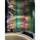 Customized Laser Pattern Rainbow Stainless Steel Sheet Decoration Lobby