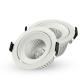 95Ra Flicker Free Recessed Adjustable Downlight , Anti Glare LED Dimmable Down Lights