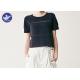 Crew Neck Short Sleeves Womens Knit Pullover Sweater Summer Cool Knit Clothing