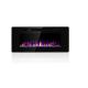 Customized Logo Acceptable Electric Fireplace Stove with 9 Flame Colors Wall Mounted