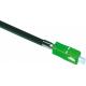 5.0mm Ftth Drop Cable , Fiber Optical Patch Cord Single Mode / Multimode
