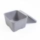 FSC Biodegradable Pulp Containers Gray Products Custom Molded Pulp Packaging With Lid