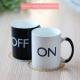 Off / On Magic Heat Activated Coffee Mug Coffee Cup Changes With Heat