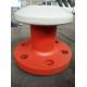 Round Base 350 KN Marine Ports Marine Mooring Bollard 12 Months Warranty